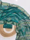 Kt 2128 Soft Georgette Zari Border Saree